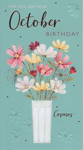 Picture of OCTOBER BIRTHDAY CARD